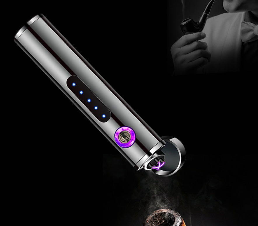 USB Electronic Cigarette Lighter Rechargeable - Elegant Metal Design