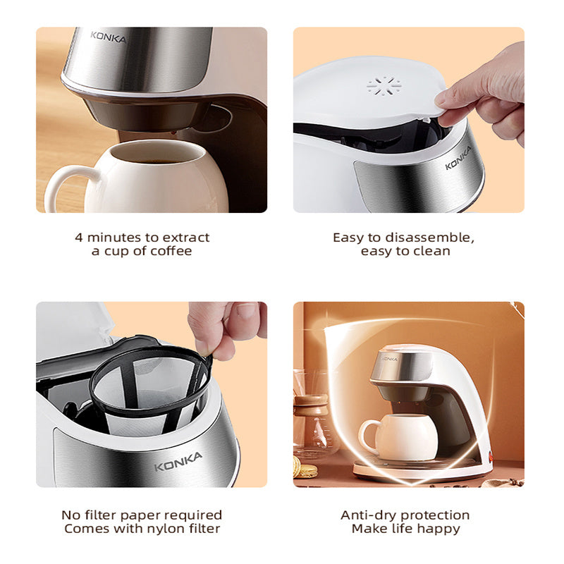 Portable Mini Coffee Maker - Fresh Coffee Anywhere You Go