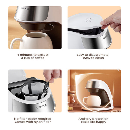 Portable Mini Coffee Maker - Fresh Coffee Anywhere You Go