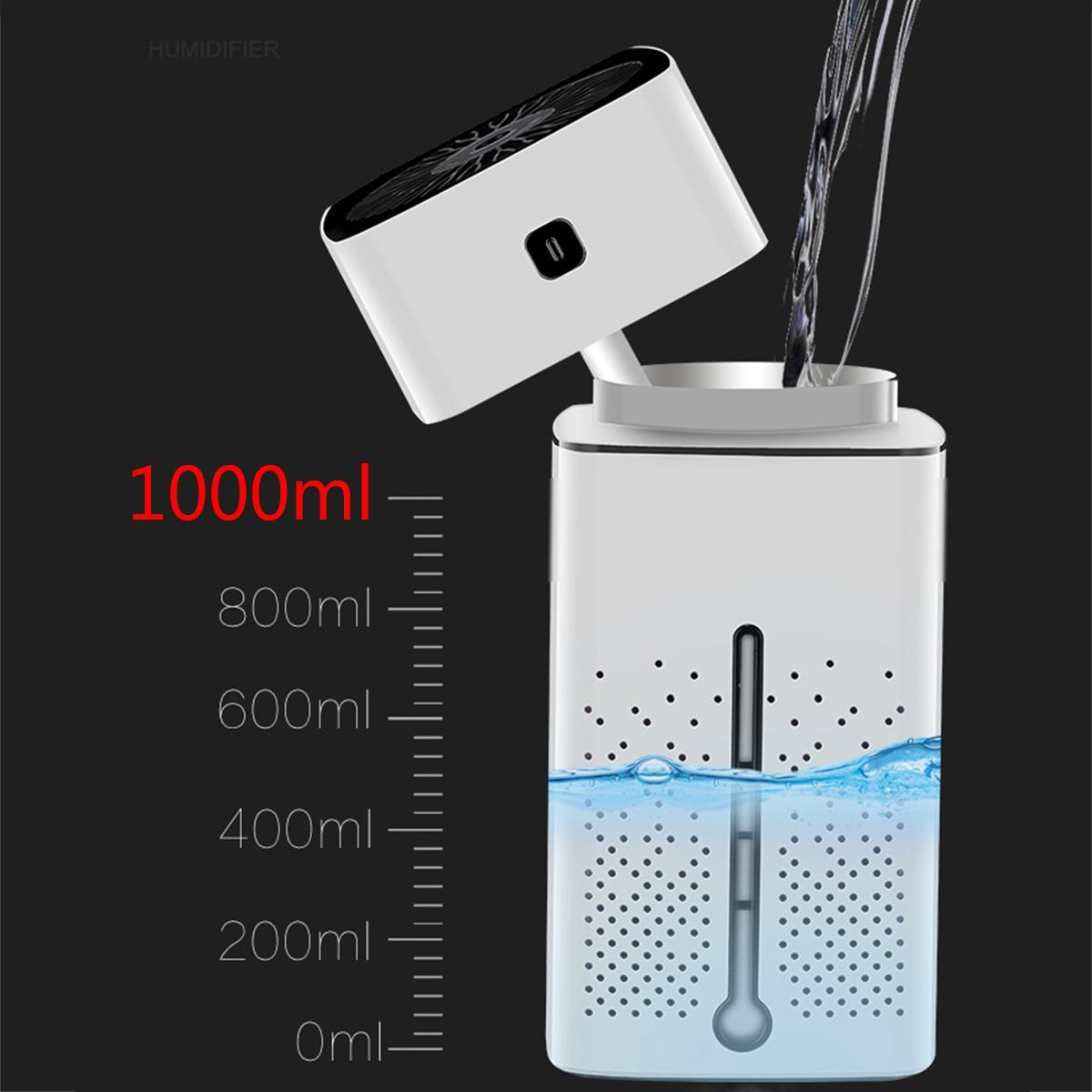 Air Purifier Humidifier 1L - 7 Color LED Night Light