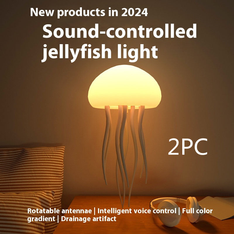Jellyfish LED Mood Lamp - Color Changing Night Light
