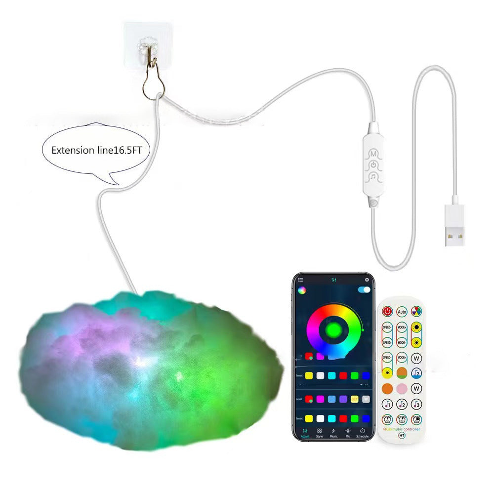 RGB Phantom Thundercloud LED Light - Remote Control Ambient Lighting