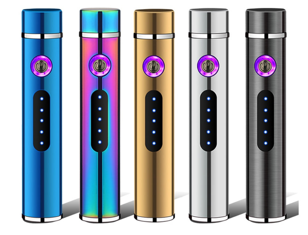 USB Electronic Cigarette Lighter Rechargeable - Elegant Metal Design