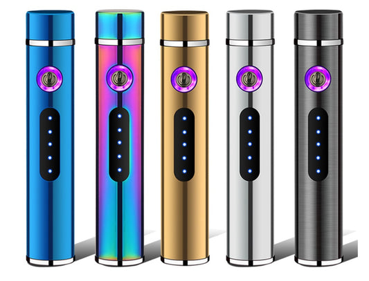 USB Electronic Cigarette Lighter Rechargeable - Elegant Metal Design