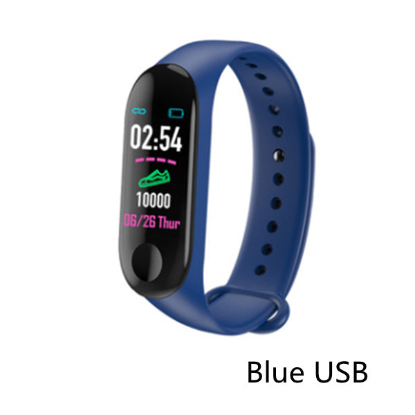 Smart Bracelet M3 - Heart Rate and Blood Pressure Monitor