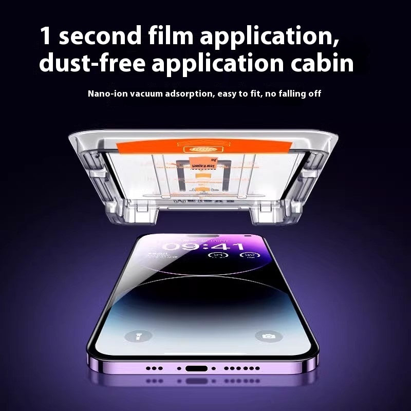 Anti-Spy Screen Protector for iPhone 15 - Full Privacy Protection