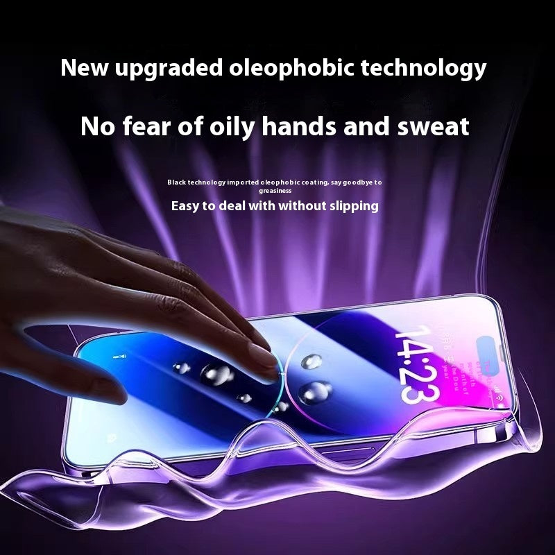 Anti-Spy Screen Protector for iPhone 15 - Full Privacy Protection