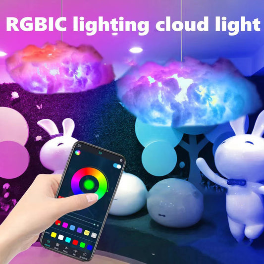 RGB Phantom Thundercloud LED Light - Remote Control Ambient Lighting