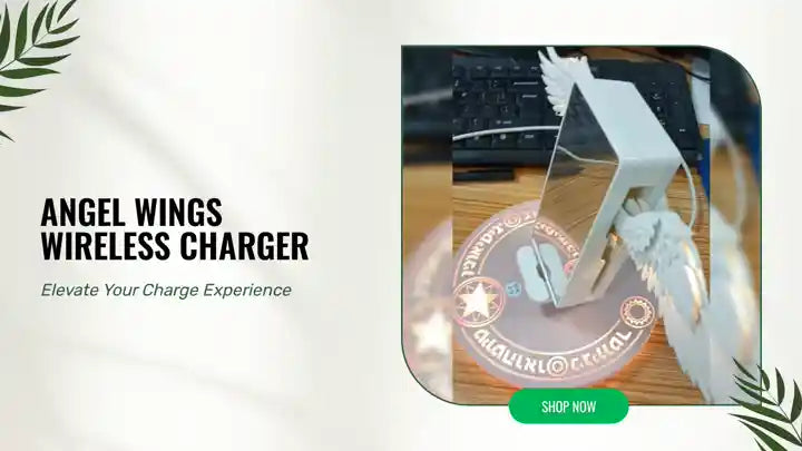 Angel Wings Wireless Charger by@Outfy
