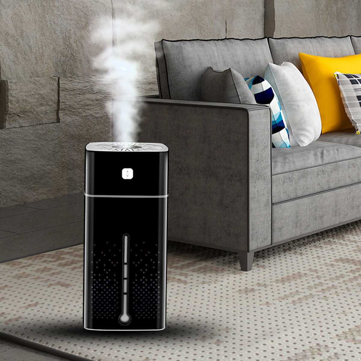 Air Purifier Humidifier 1L - 7 Color LED Night Light