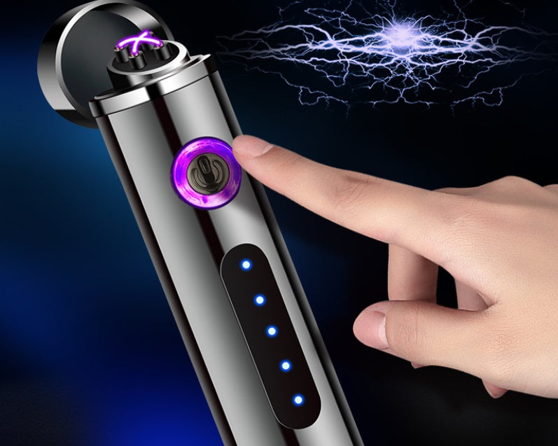 USB Electronic Cigarette Lighter Rechargeable - Elegant Metal Design