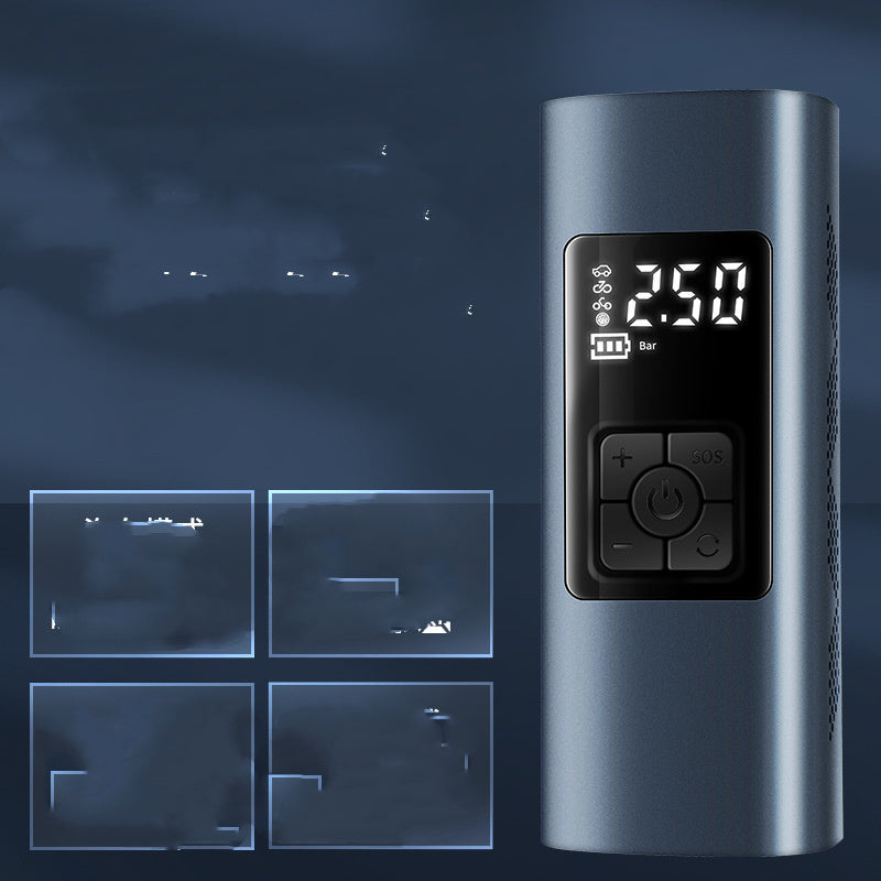 Wireless Portable Electric Car Air Pump - High Power Tire Inflator