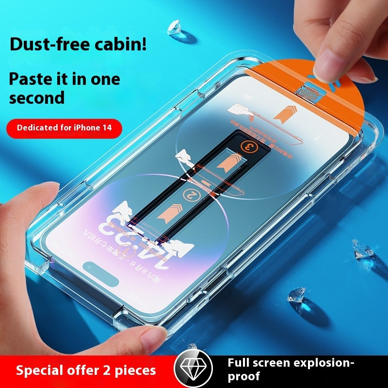 Anti-Spy Screen Protector for iPhone 15 - Full Privacy Protection